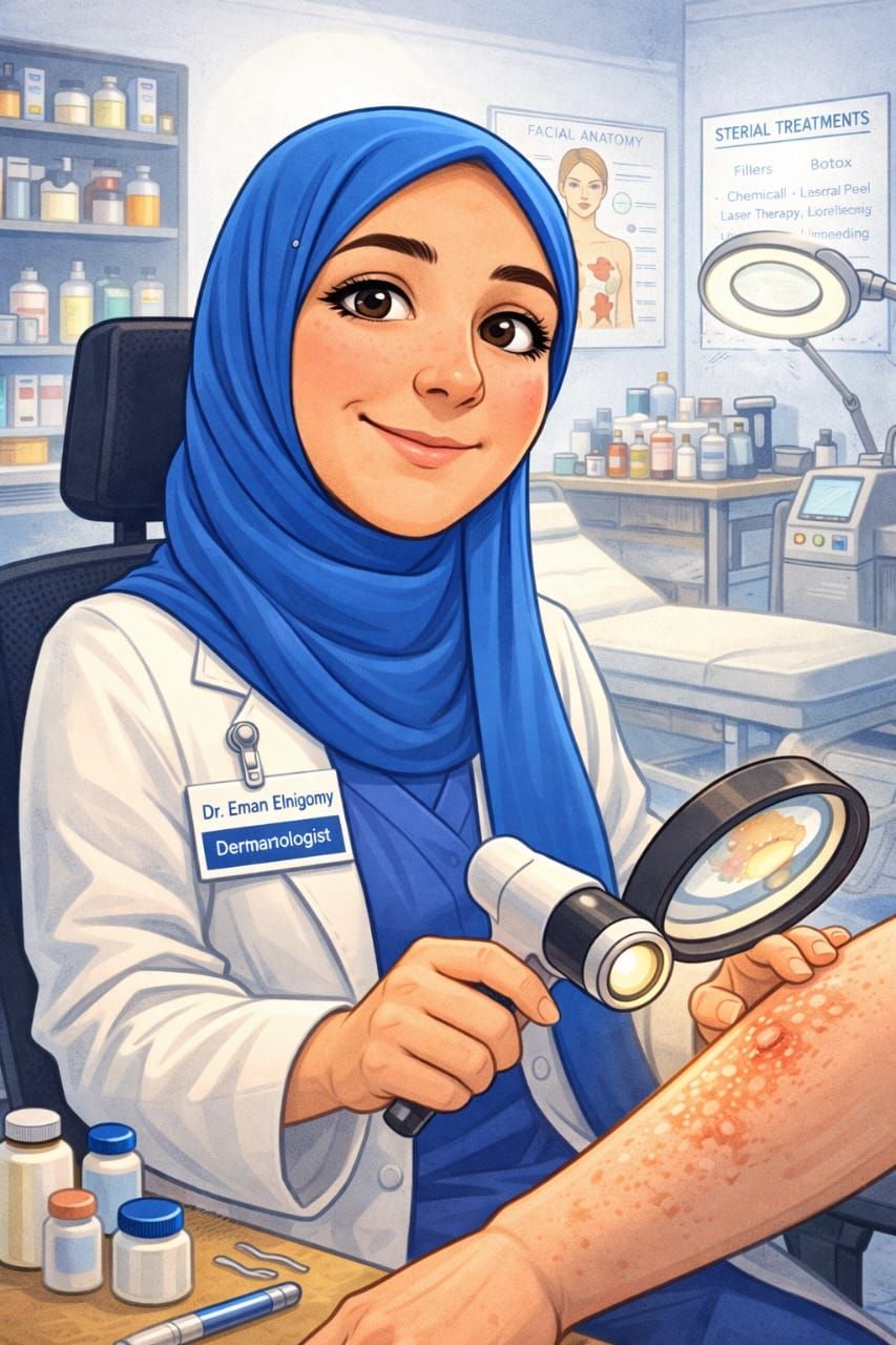 Dr. Eman Elnigomy in clinic